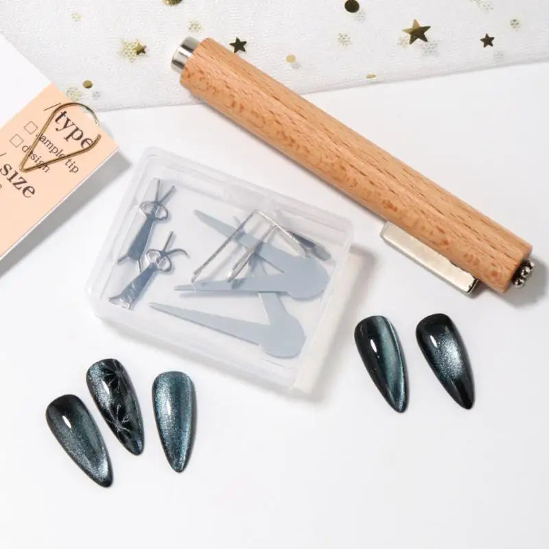 Portable Double-end Nail Magnetic Stick Strong Cat Gel Manicure Art Qme