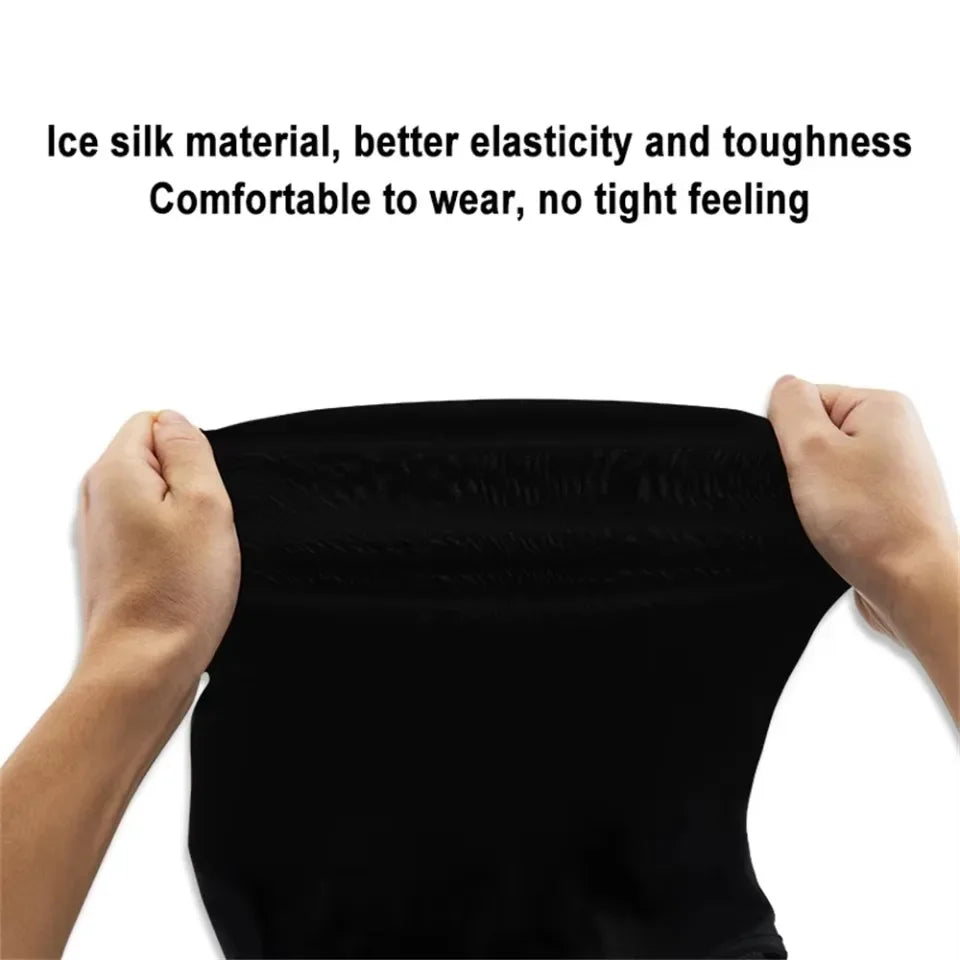 Cosplay Black No Hole Spandex Head Cover Hat Women Men Simulate CS Qme