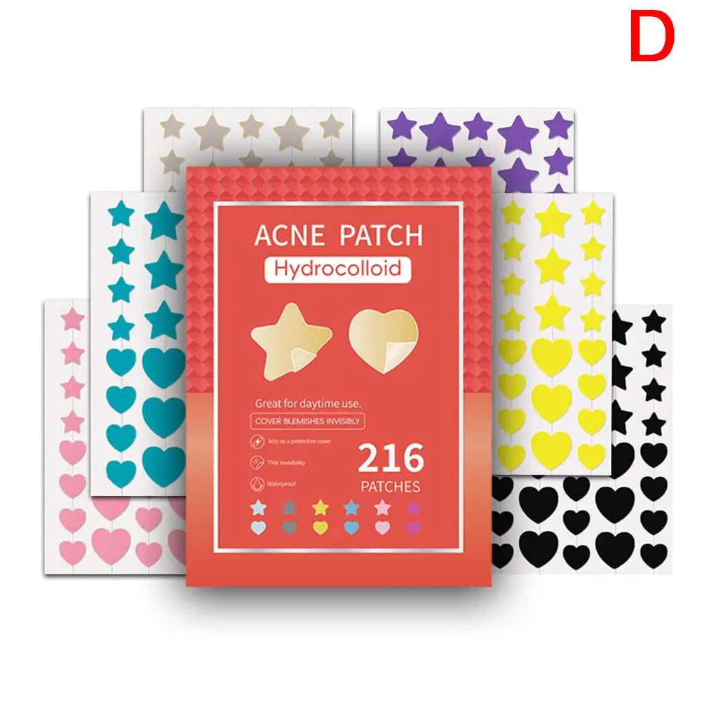 Colorful Star Pimple Patch Acne Colorful Invisible Acne Removal Skin Care Stickers Concealer Face Spot Beauty Makeup Tools Qme D CN