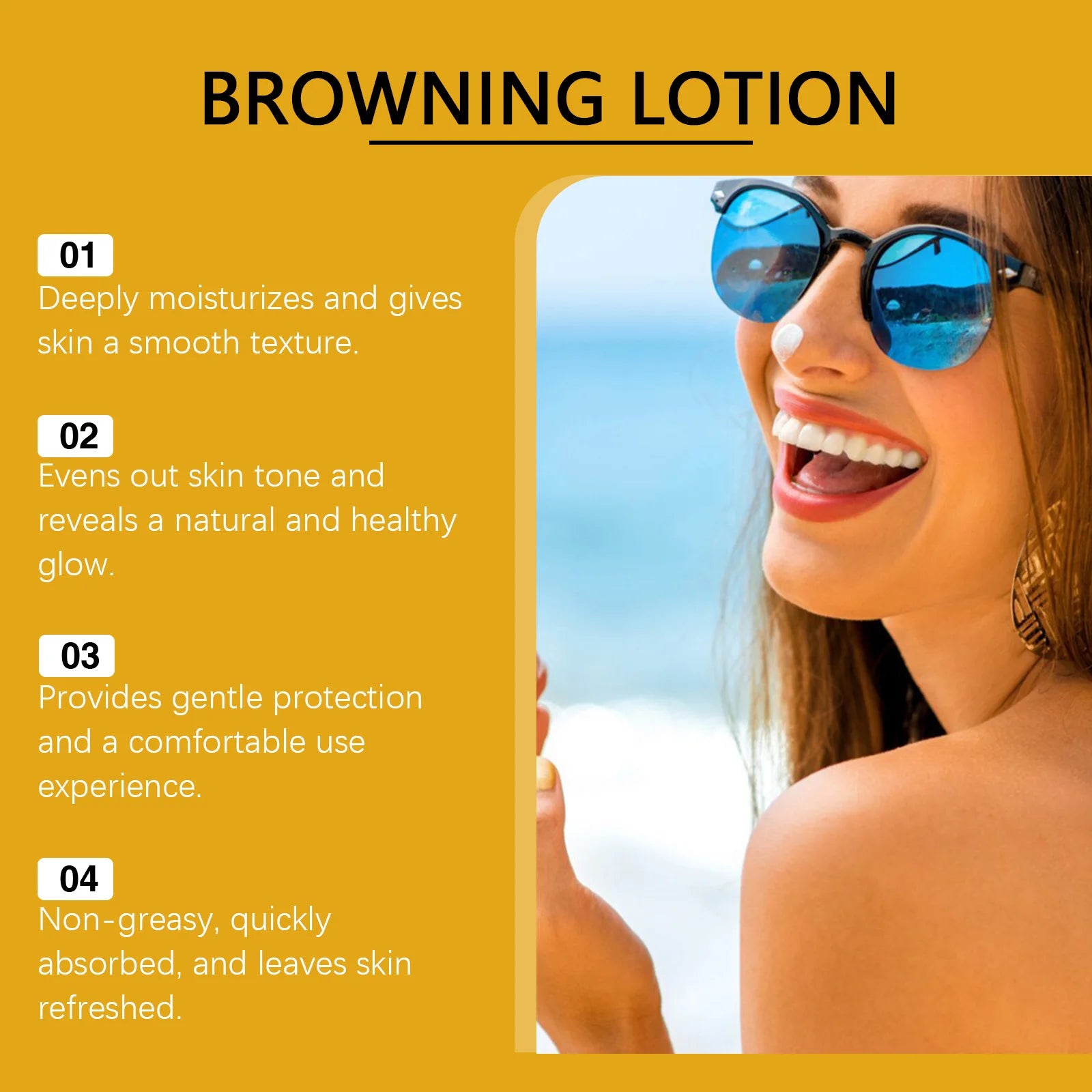 Sunless Self Tanning Cream For Body Bronzer Strengthen Melanin Promote Dark Skin Brown Tanning Lotion Natural Suntan Accelerator Qme