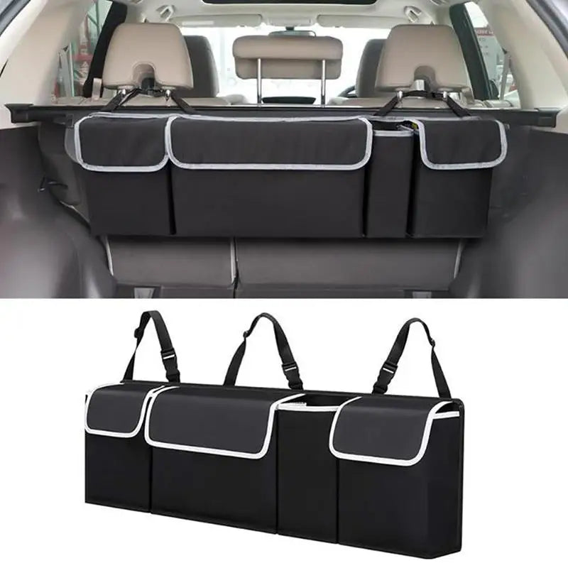 Capacity Car Trunk Organizer Oxford Backseat Storage Bag Multi-use Qme
