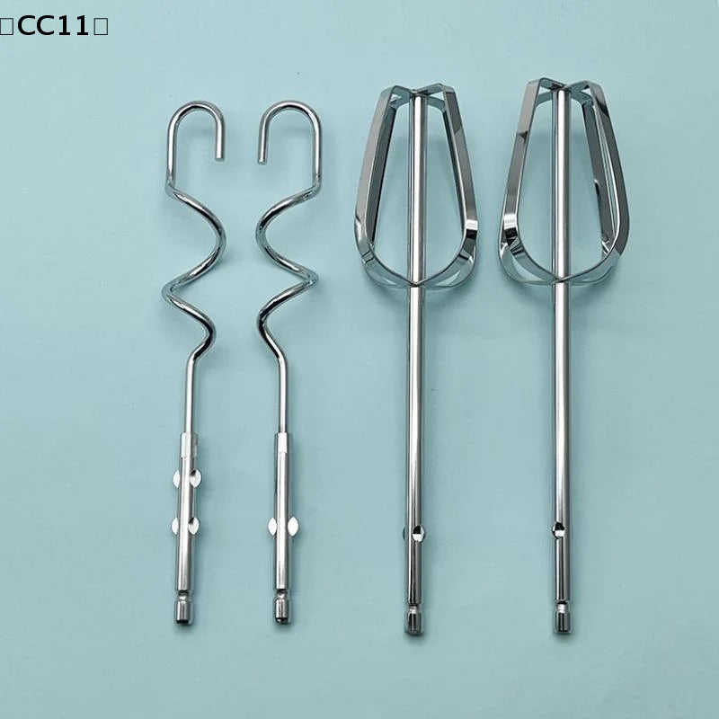 1 2 Electric Egg Beater Stirring Hook Stainless Steel Durable Qme