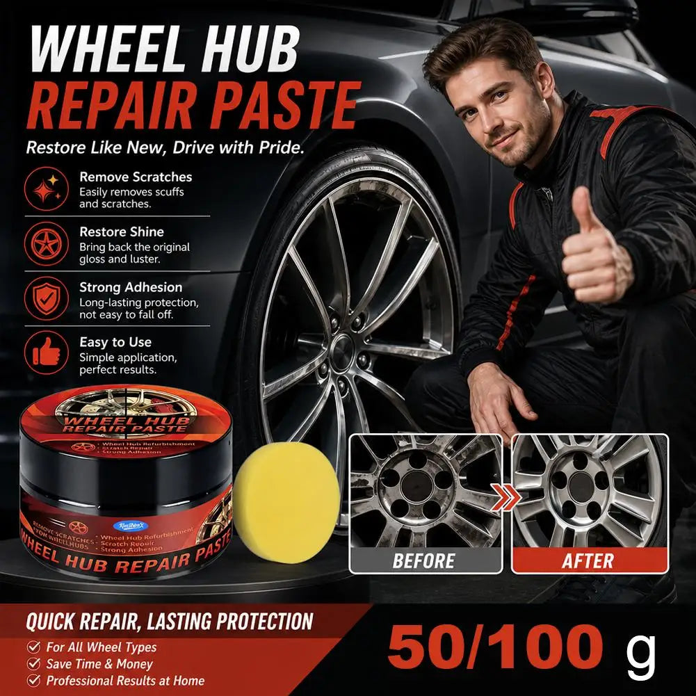 Universal Wheel Hub Repair Car Scratch Polish Tire Rim Paint Paste Qme