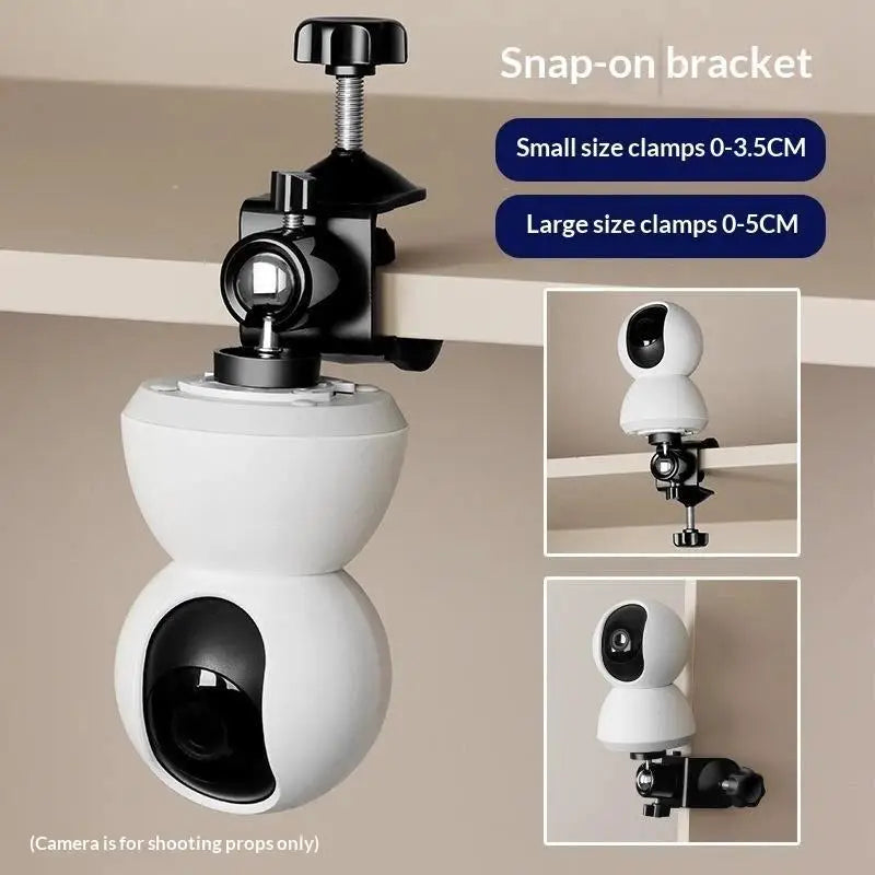 Universal Fit Metal Camera Clip Clamp 360 Swivel Photography Ball Qme