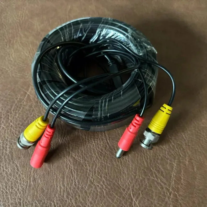 1PCS BNC+DC Extension Cable 4.0mm Diameter Camera Cable AHD Coaxial HD Surveillance Video Power Integrated Ready-to-Use Cable Qme