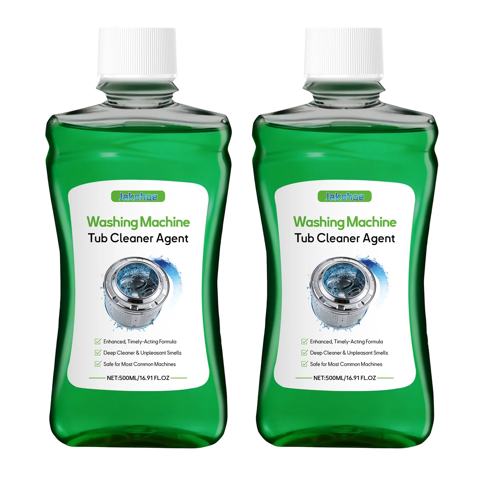 Washing Machine Sink Cleaner Remove Mold Spots Reduce Bacterial Growth Eliminate Odors Refreshing Suitable for Multiple Models Qme 2 x 500ml Boxed