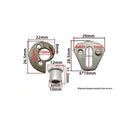 3Pcs Adjustment Block For 8-inch Single-handed Saws Chain Saw Chain Chain Tensioner Left Accessories. Qme 3PCS