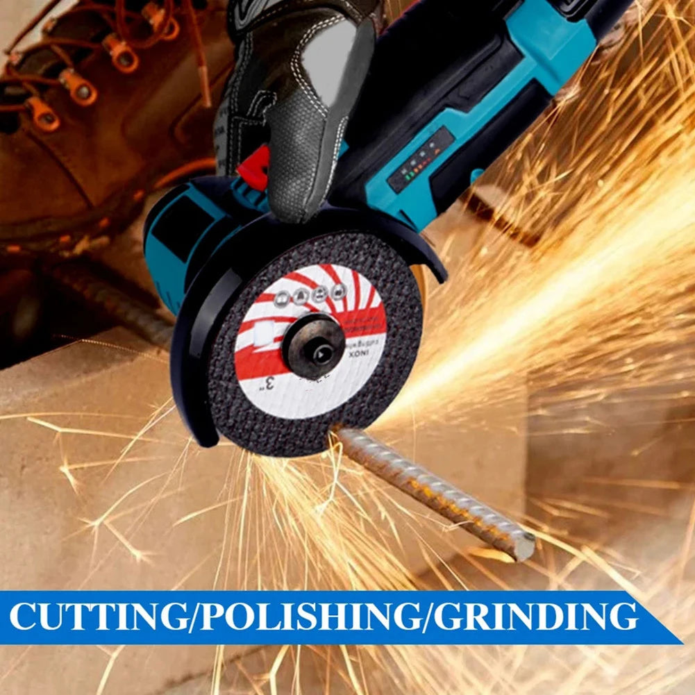 10pcs Resin Grinding Wheels 75mm For Angle Grinder Composite Corundum With Zirconium Abrasive Layer For Efficient Metal Cutting Qme