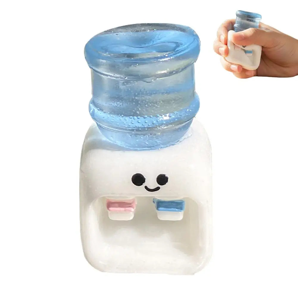 Squishy Water Dispenser Squeeze Toy Funny Anti Stress Fidget Adults Qme White