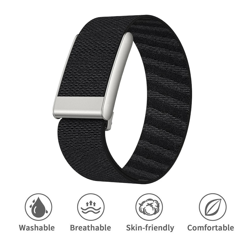 Soft Wrist Band Wear Resist Replacement Watch Strap Breathable Adjustable Nylon Band for WHOOP 5.0/ SportFlex Accessories Qme