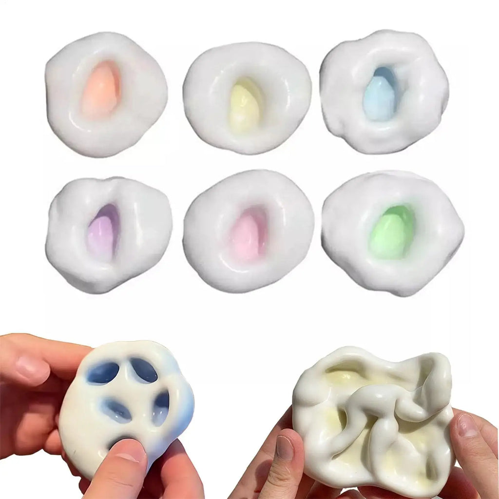 Squeeze Toys Cute Soft Ball Fidget Toys for Teens Kids Women Men Adults Birthday Classroom Prizes Goodie Bag Fillers Boys Girls Qme