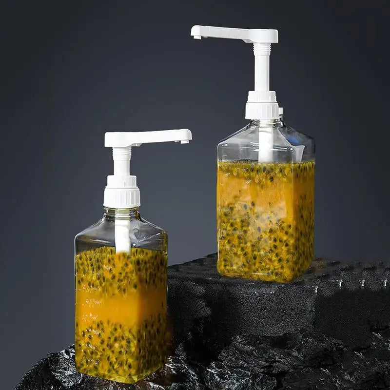 Hydraulic Pump Nozzle Head Kitchen Honey Jar Container Home Liquid Qme