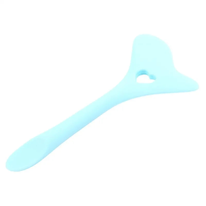 Multi-functional Eyeliner Stencil Wing Tips Silicone Aid Drawing Qme Blue