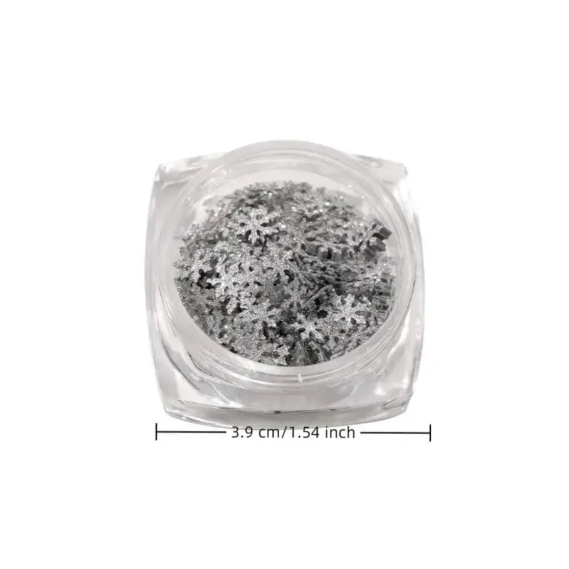 Snowflakes Winter Nail Sequins Sparkling Christmas Flakes Spangles Qme