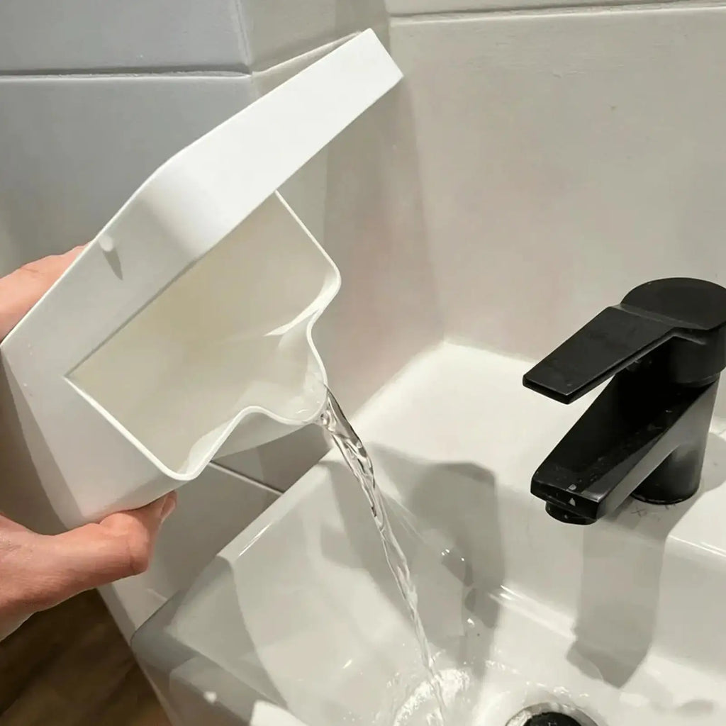 Washing Machine Drain Tray Washer Water Catcher Guide Funnel Laundry Drain Accessory for Basement Apartment Dormitory Home Qme