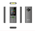 MKTEL EXO Feature Phone Senior Mobile Phone Dual SIM Dual Standby 1.77" Display GSM MP3 MP4 FM Radio Strong Torch Loud Speaker Qme black
