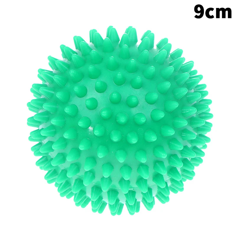 Massage Spiky Ball Yoga Training Muscle Discomfort Stress Massager Qme 9cm Green