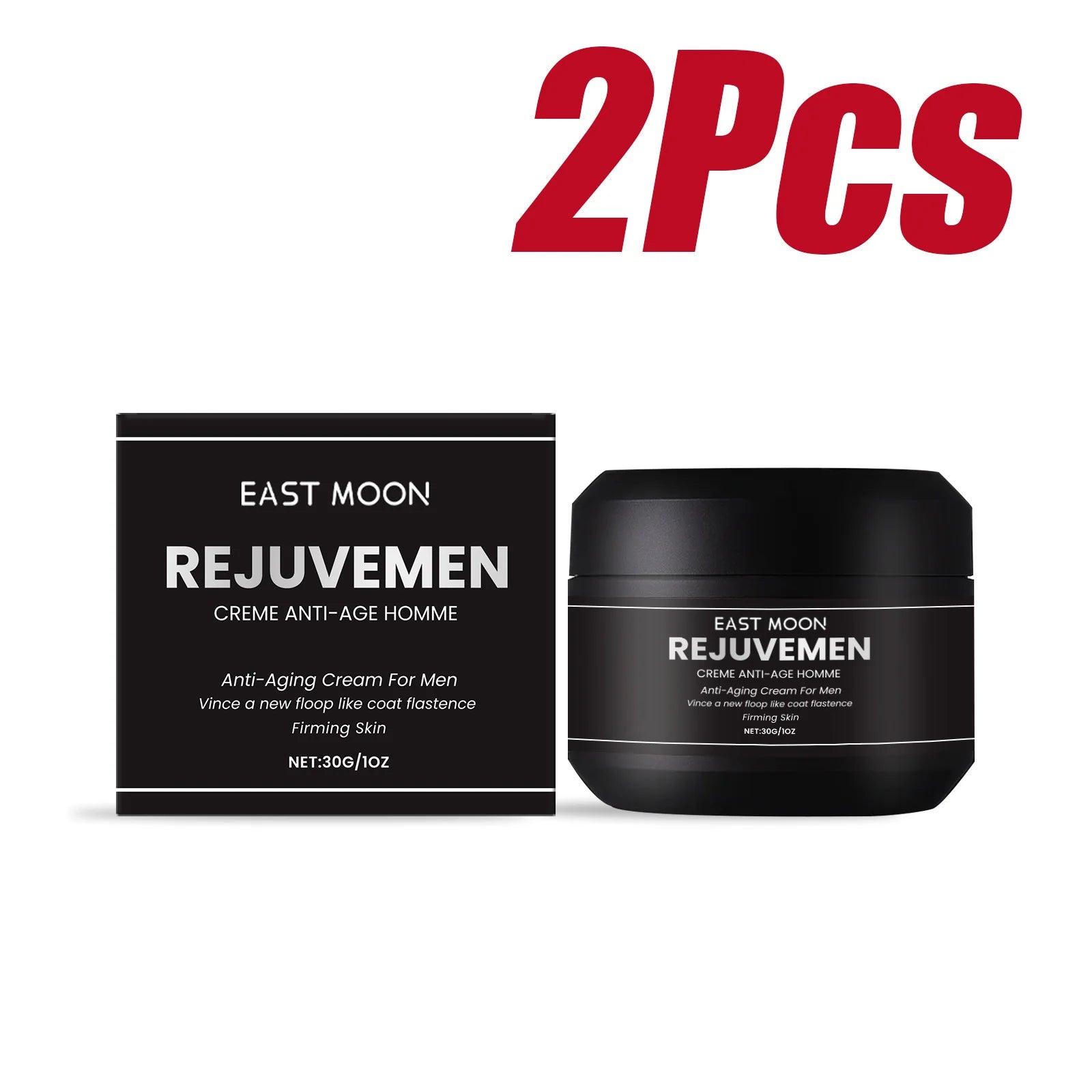 Face Cream For Men Firming Lifting Hydrating Skincare Helps Reduce Fine Lines Wrinkles Brightening Nourishing Facial Skin Qme 2 x 30g Boxed