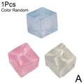 Squeeze Toy Ice Clear Cubes Squishy Toys Fidget Block Stress Ball Qme A