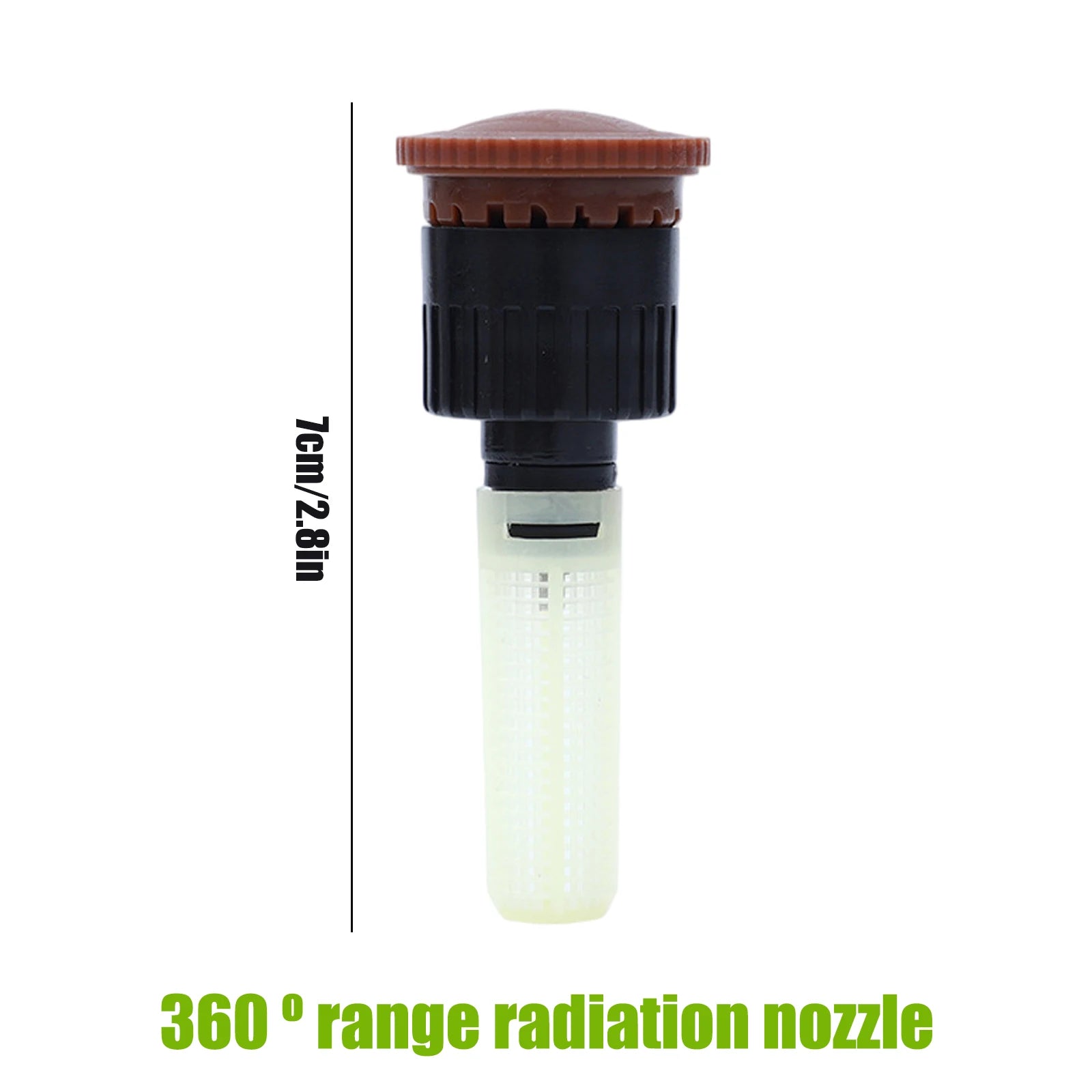 Retractable Ray Jet Nozzle Sprinkler Leak Proof Irrigation Rotary Buried Sprinkler for Garden Lawn Turf Irrigating Qme