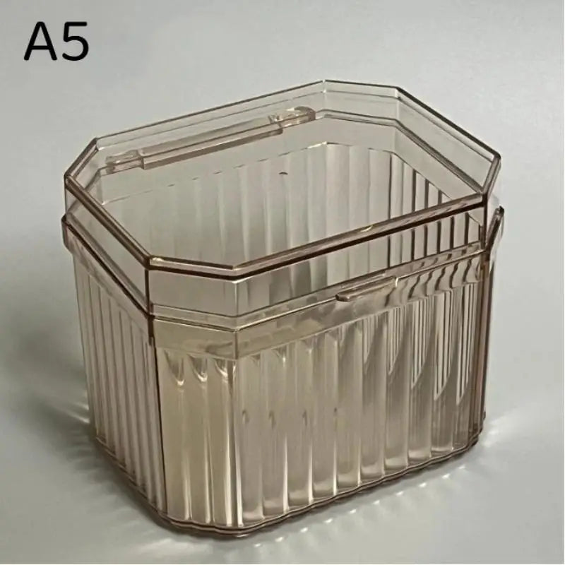 1Pcs Multifunctional Storage Box For Storing Makeup Cotton Cotton Swabs Hair Cords Hair Clips Tissues And Other Items Qme A5