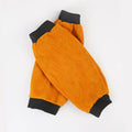 1 Pair Portable Welding Arm Guard PU Leather Welding Sleeves Heat Resistant Flame Retardant Arm Protection For Industrial Work Qme A1