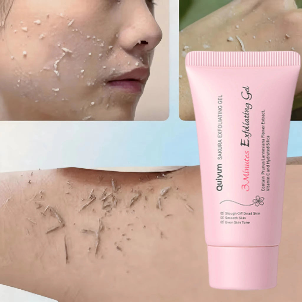 Sakura Exfoliating Peeling Gel Facial Scrub Shrink Pores Moisturizing Nourishing Repair Scrubs Face Cream Beauty Skin Care 50g Qme