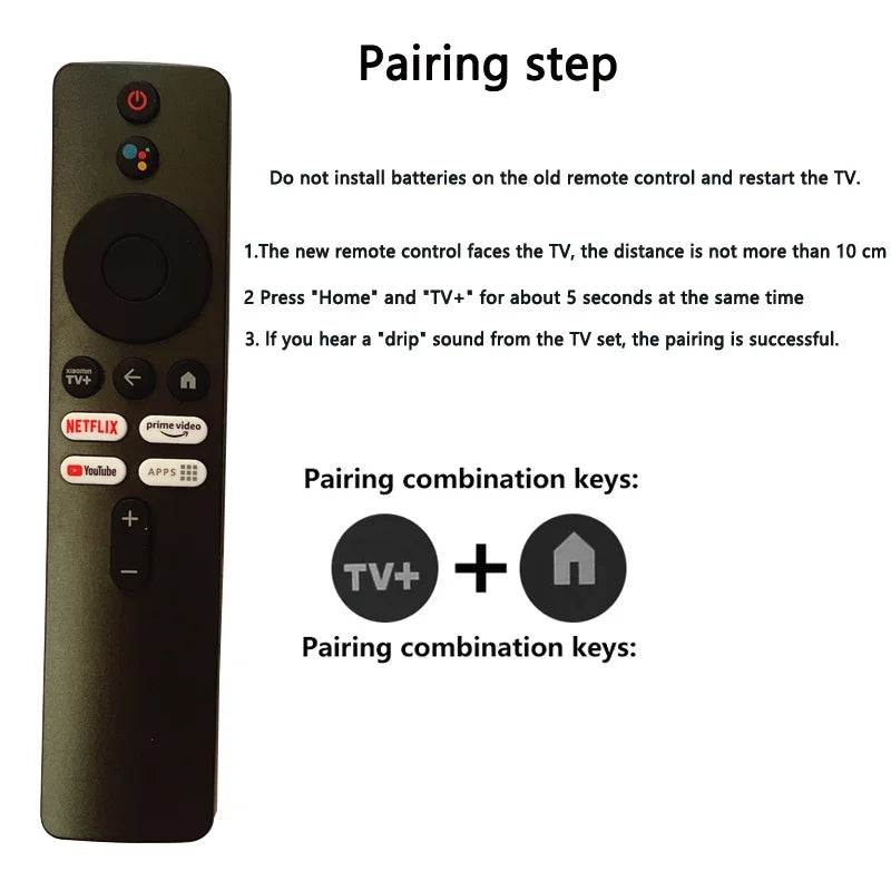 XMRM-M6 Voice remote Control For Xiaomi mi 2nd Gen Box Applicable to TV Box S (2nd Gen) 4K Ultra HD Streaming Media Player Qme