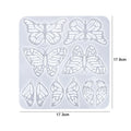 Butterfly Pendant Epoxy Resin Mold Earring Casting Silicone Mould for DIY Keychain Necklace Craft Jewelry Making Supplies Qme 4