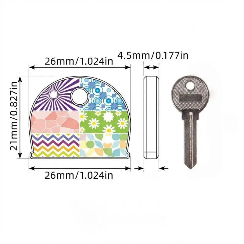 Non Slip Silicone Key Protective Covers Reusable Identifier Caps Car Qme