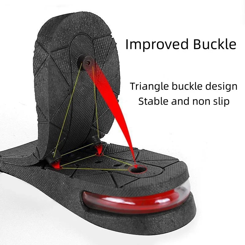 Height Increase Insoles for Men Women Heel Shoe Lift Insert Air Cushion Heightening Insoles Adjustable Shock Absorbing Foot Pad Qme