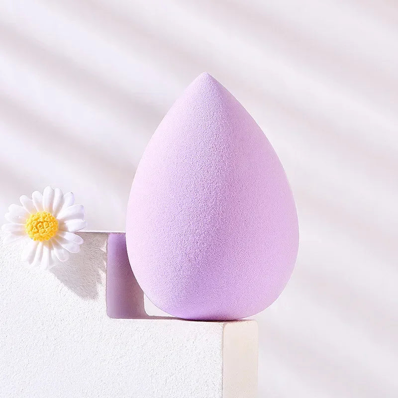 Peach Water Drop Gourd Makeup Sponge Professional Cosmetic Puff for Foundation Concealer Cream Make Up Blender Soft Sponge Qme Drop-Purple