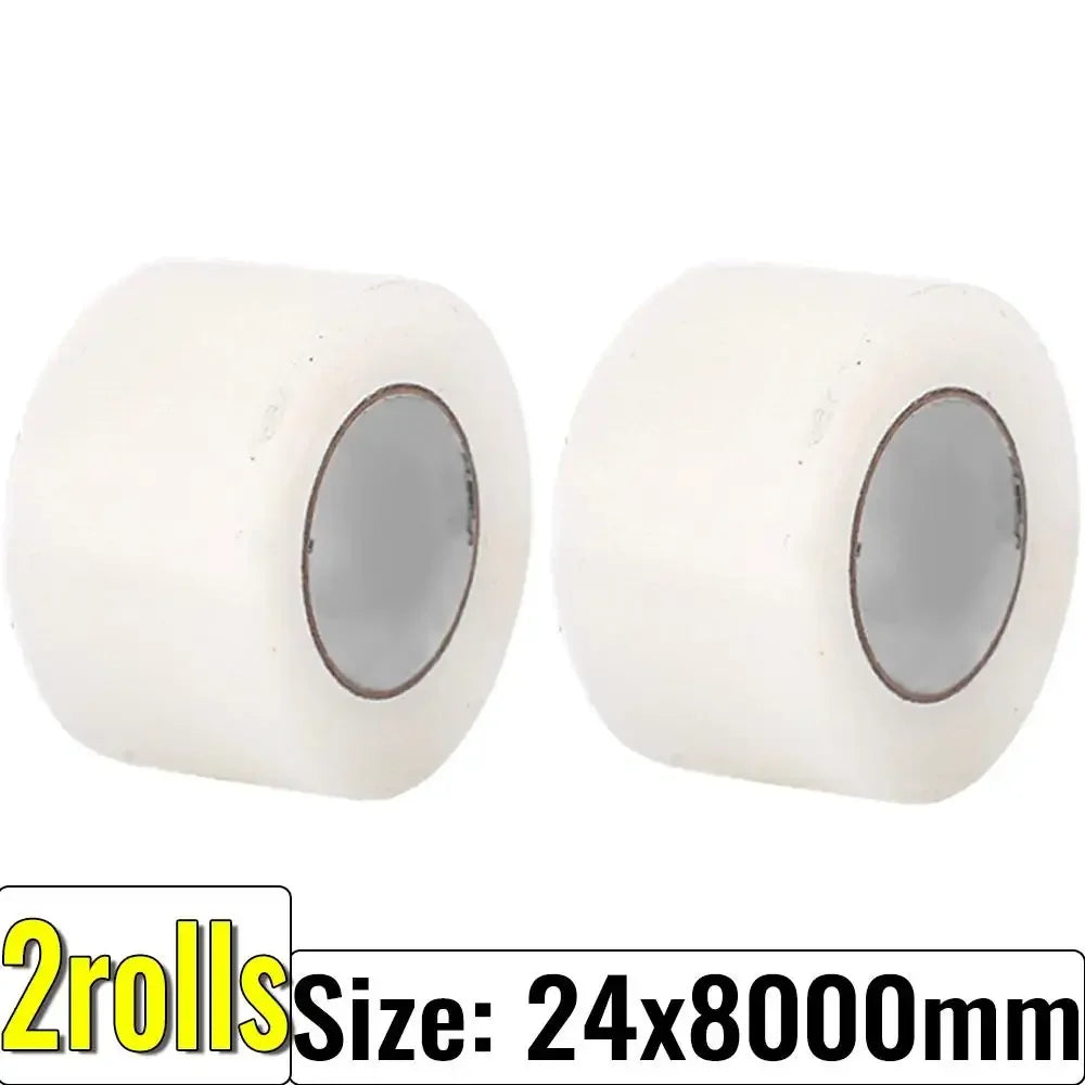 8M/Roll PE Facial Tape Breathable Professional Cosplay Makeup Tape Transparent Lift Wrinkles Doulble Eyelid Tape Makeup Tool Qme 2PCS