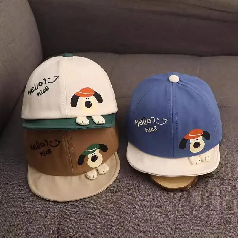 Spring Autumn Baby Baseball Cap Cute Korean Sunshade Hat Infants Qme