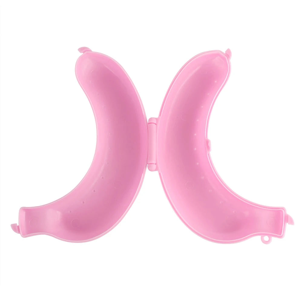 Banana Shell Cute 3 Colors Fruit Banana Protector Box Holder Case Lunch Container Storage New Case Lunch Qme