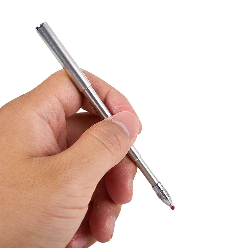 Portable Telescoping Tool Pen Metal Key Ring Creative Stainless Steel Qme