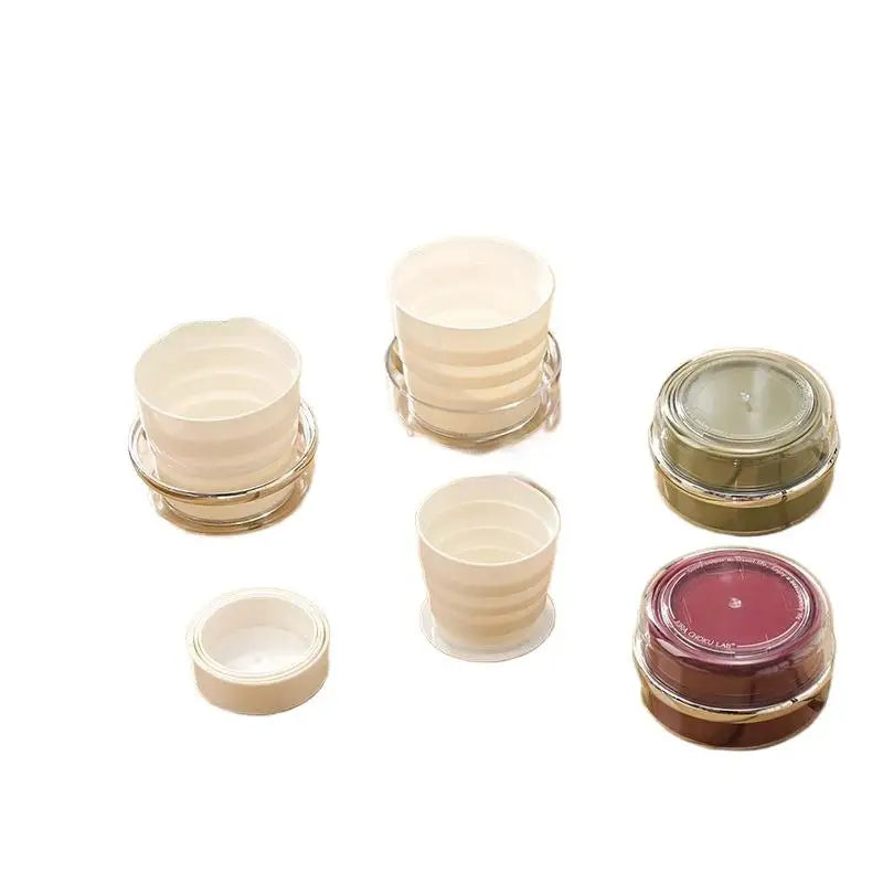 Collapsible Food Grade Silicone Cups 4 BPA Reusable Portable Folding Qme