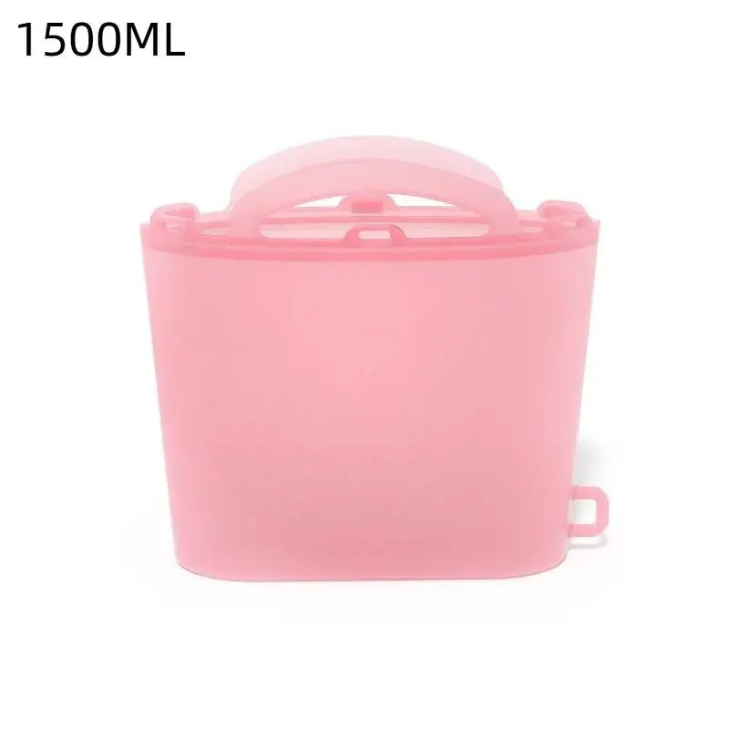 Freezer Bag 1000/1200/1500ml Self Sealing Leak Proof Reusable Fresh Keeping Bag For Picnic Food Cooling Qme A14