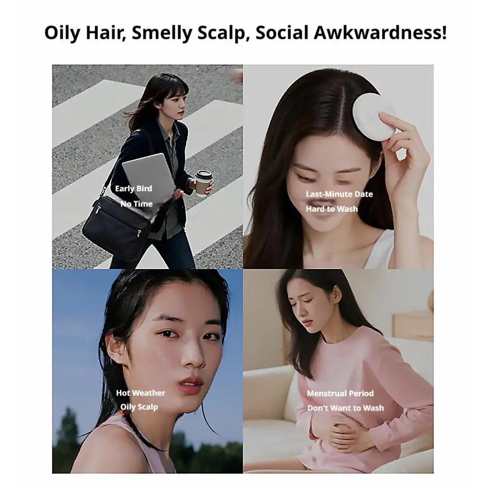 Hair Volumizing & Control Powder - Root Lift, Long-Lasting Fullness, All-Day Styling | Oil-Free & Oil-Control Formula For Women Qme