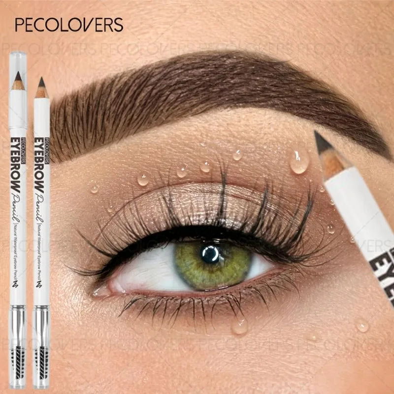 Eyebrow Pencil Fill Gaps Waterproof Sweatproof Long-lasting Qme