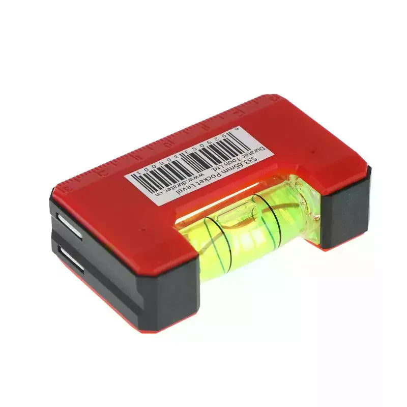 Mini Pocket Level Magnetic Horizontal Leveler Woodworking Portable Qme