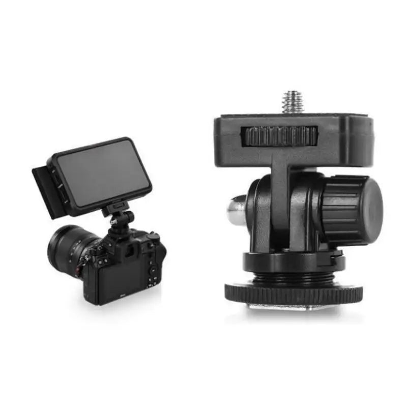 1 Monitor Flexible Tripod Adapter Phone Mount Camera Shoe Mobile Clip Qme