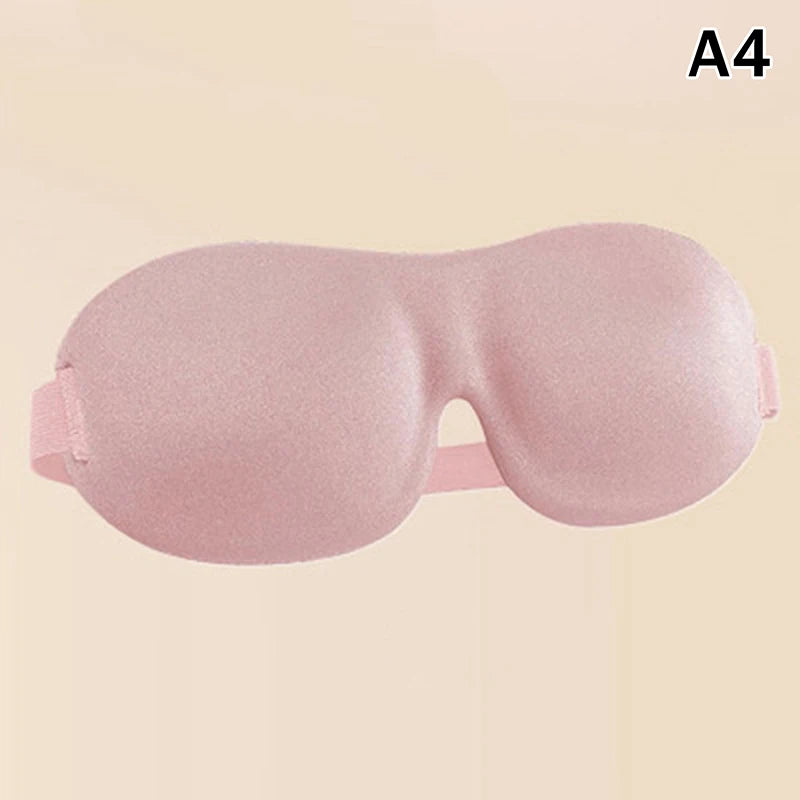 Soft Sleeping Eye Mask Portable Light-blocking Blindfold Travel Night Qme A4