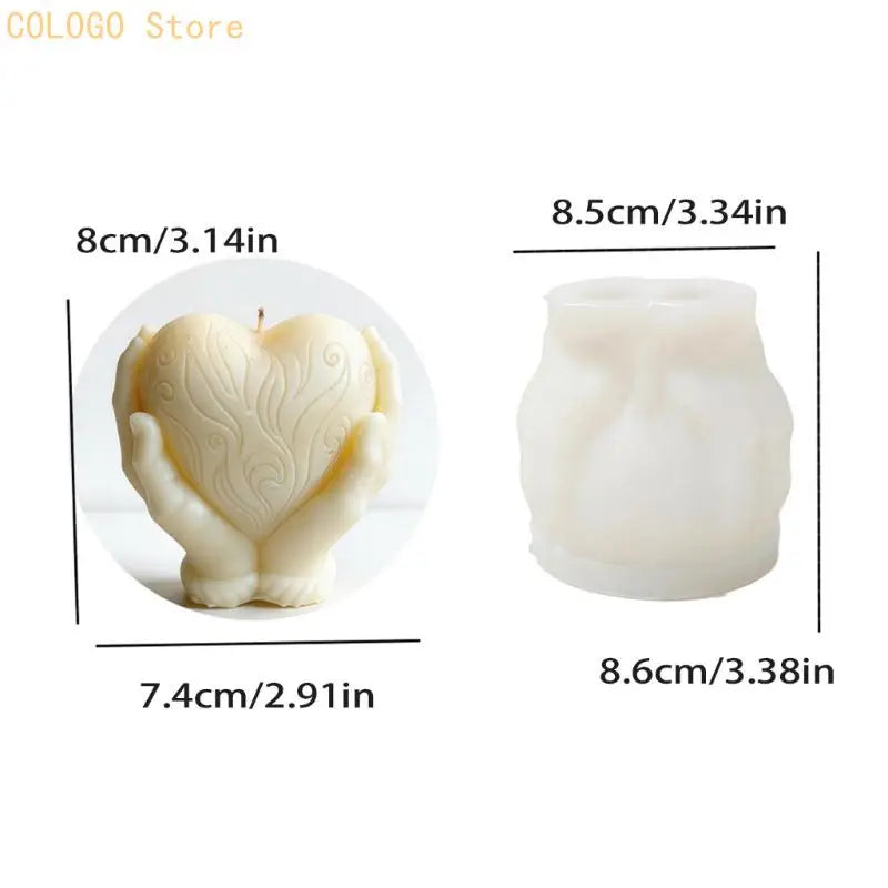 Heart Form Table Styling Home Display Use D0LD Qme