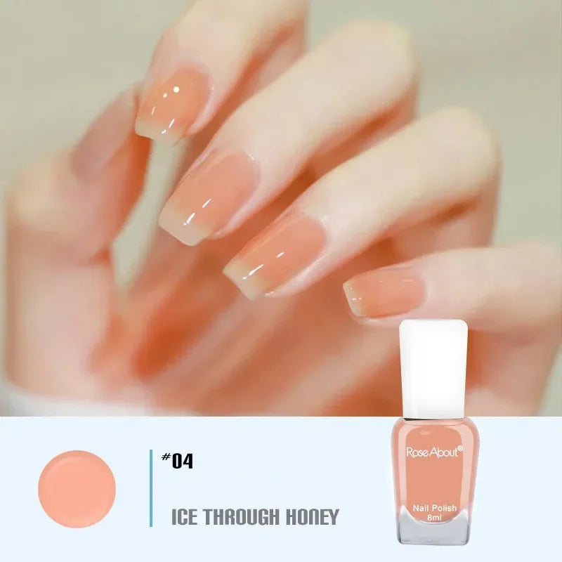 40 Colors Nail Gel No Bake Water-based Polish Glitter Sequins