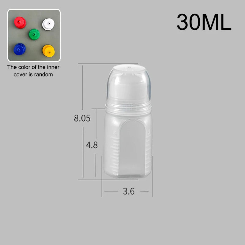 30 60 Mini Squeeze Bottles Ketchup Condiment Sauce Bottle Honey Qme 30ml