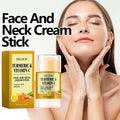 Turmeric Face & Neck Cream Stick Lift & Tighten Skin Lighten Neck Lines Smoothing Brightening Moisturizing Beauty Neck Care Crea Qme Default Title