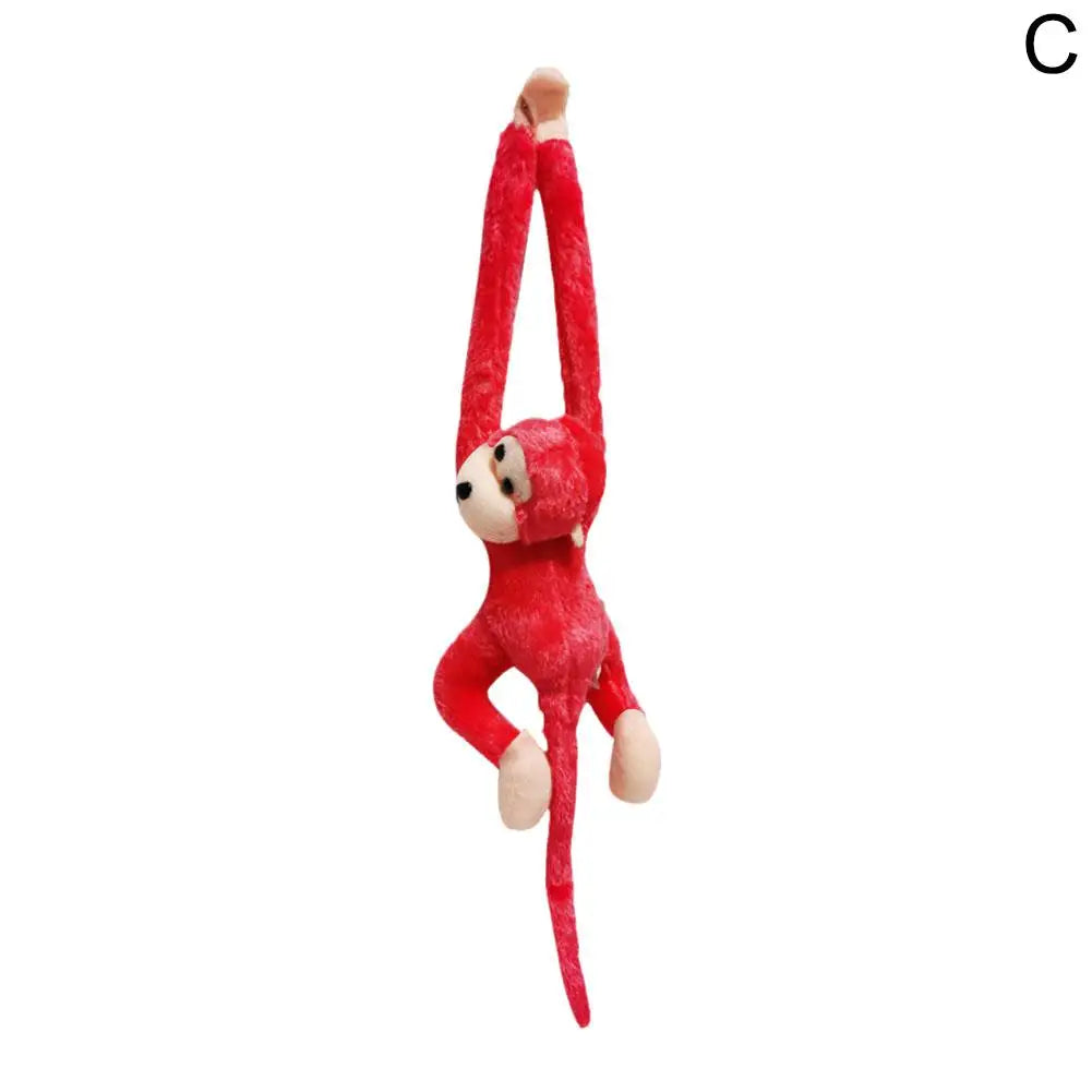 Plush Monkey Toy Stuffed Animal Cute Long Arm Tail Monkey Plush Toy Long Hands Monkey Mascot Room Curtain Decor Kids Toys Qme C