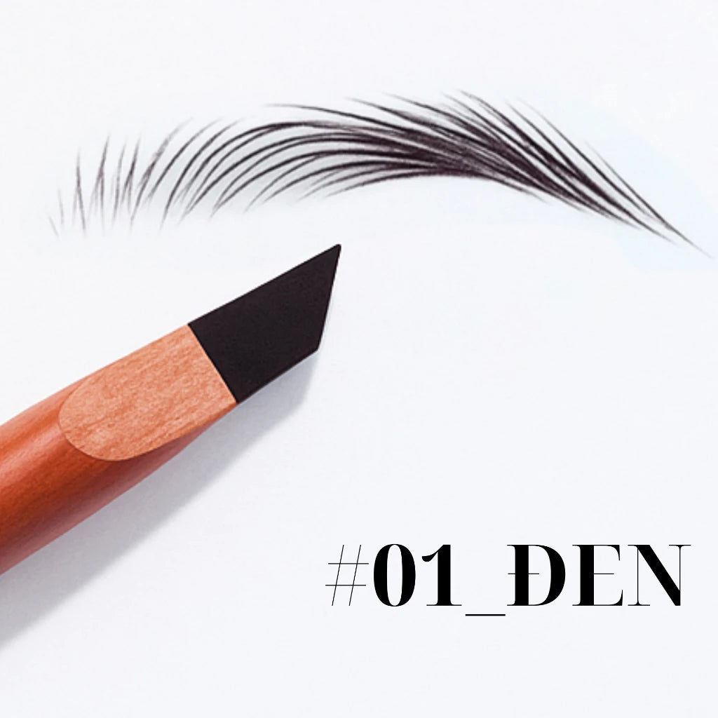 Hard Eyebrow Pencil - Waterproof, Long-lasting, Matte Finish, Smooth & Blendable For Natural Looks Qme F305-1