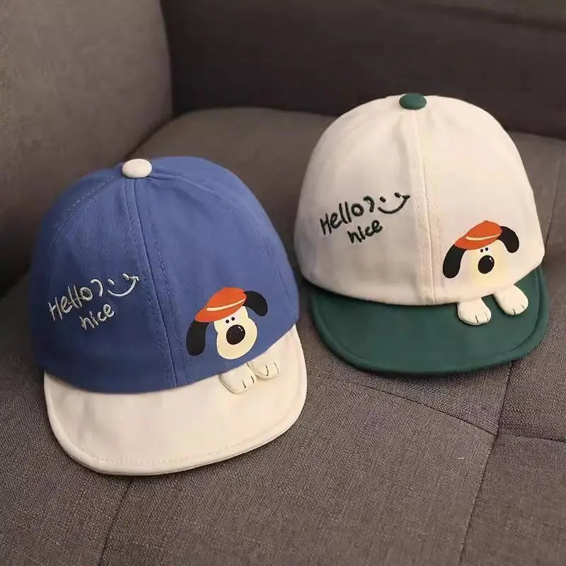 Spring Autumn Baby Baseball Cap Cute Korean Sunshade Hat Infants Qme